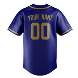 Custom Sky Blue & Light Khaki Colors Design Sports Baseball Jersey