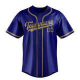 Custom Sky Blue & Light Khaki Colors Design Sports Baseball Jersey