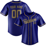 Custom Sky Blue & Light Khaki Colors Design Sports Baseball Jersey