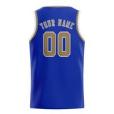 Custom Sky Blue & Light Khaki Colors Design Sports Basketball Jersey