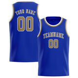 Custom Sky Blue & Light Khaki Colors Design Sports Basketball Jersey