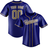 Custom Sky Blue & Light Khaki Colors Design Sports Baseball Jersey