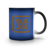 Custom Sky Blue Khaki Magic Mug