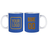 Custom Sky Blue Khaki Mug