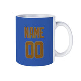 Custom Sky Blue Khaki Mug