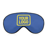 Custom Sky Blue Light Yellow Sleep Mask