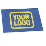 Custom Sky Blue Light Yellow Flag