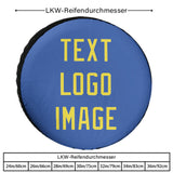 Custom Sky Blue Light Yellow Truck Tires