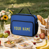 Custom Sky Blue Light Yellow Lunch Bag