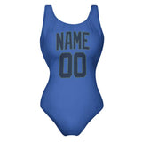 Custom Sky Blue Blue Swimsuit