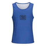Custom Sky Blue Blue Men's Tank Top
