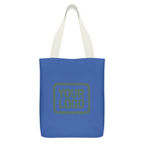 Custom Sky Blue Blue Canvas Tote Bag