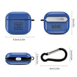 Custom Sky Blue Blue AirPods Case (3rd Generation)