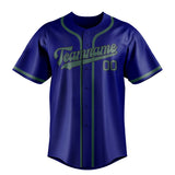 Custom Sky Blue & Blue Green Colors Design Sports Baseball Jersey