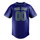 Custom Sky Blue & Blue Green Colors Design Sports Baseball Jersey