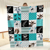 Blanket for Son Gifts, “All I Need Is This Goat And That Other Goat And Those Goats Over There”, From Mom Dad, Birthday, Christmas, Inspirational
