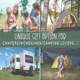 Gifts for Campers Blanket - Life Is Better When You're Camping - From Family Friends, Birthday Christmas Holiday, Inspirational Motivational