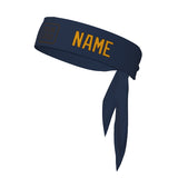 Custom Blue Yellow Headband