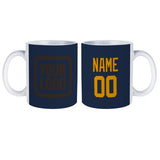 Custom Blue Yellow Mug