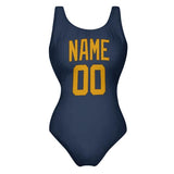 Custom Blue Yellow Swimsuit