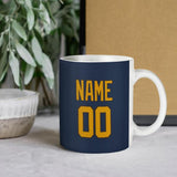 Custom Blue Yellow Mug