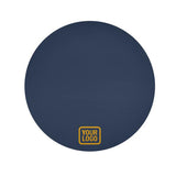 Custom Blue Yellow Round Table Cloth