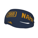 Custom Blue Yellow Sports headband