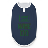 Custom Blue Green Pet Vest