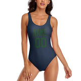 Custom Blue Green Swimsuit