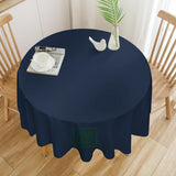 Custom Blue Green Round Table Cloth