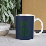 Custom Blue Green Mug