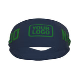 Custom Blue Emerald Green Sports headband