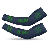 Custom Blue Emerald Green Arm Sleeve