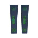 Custom Blue Emerald Green Arm Sleeve