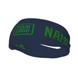 Custom Blue Emerald Green Sports headband