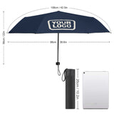 Custom Blue Cream Automatic Umbrella