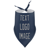 Custom Blue Gray Pet Scarf