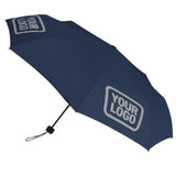 Custom Blue Gray Automatic Umbrella