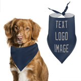 Custom Blue Gray Pet Scarf