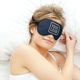 Custom Blue Gray Sleep Mask