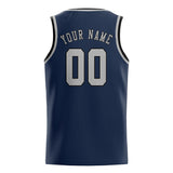 Custom Blue & Gray Colors Design Sports Basketball Jersey