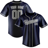 Custom Blue & Gray Colors Design Sports Baseball Jersey