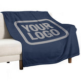 Custom Blue Gray Blanket