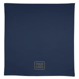 Custom Blue Gray Square Table Cloth