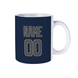 Custom Blue Dark Grey Mug