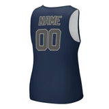 Custom Blue Dark Grey Men's Tank Top