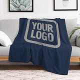 Custom Blue Gray Blanket