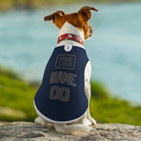 Custom Blue Dark Grey Pet Vest