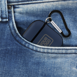 Custom Blue Dark Grey AirPods Case