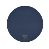 Custom Blue Dark Grey Round Table Cloth